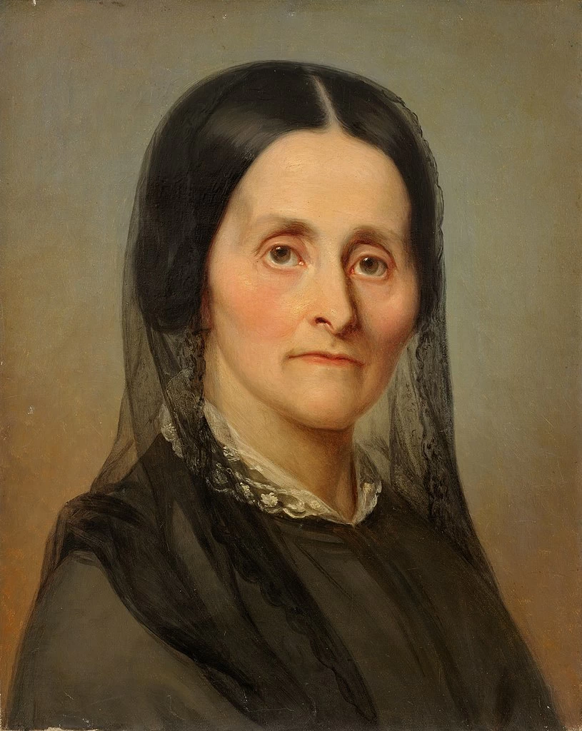 Julie Wilhelmine Hagen - Schwarz, Ritratto di Nathalie Hageni, Tartu Art Museum's painting collection